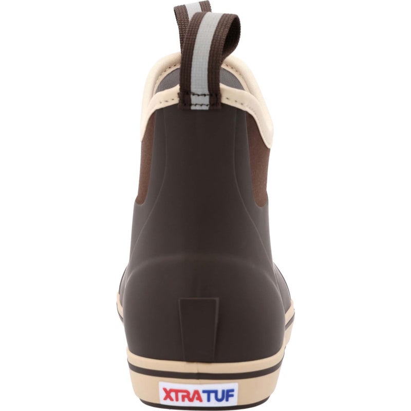 XTRATUF Performance Series 6" MenÃ¢â‚¬â„¢s Full Rubber Ankle Deck Boots, Chocolate & Tan (22734) - Image 5